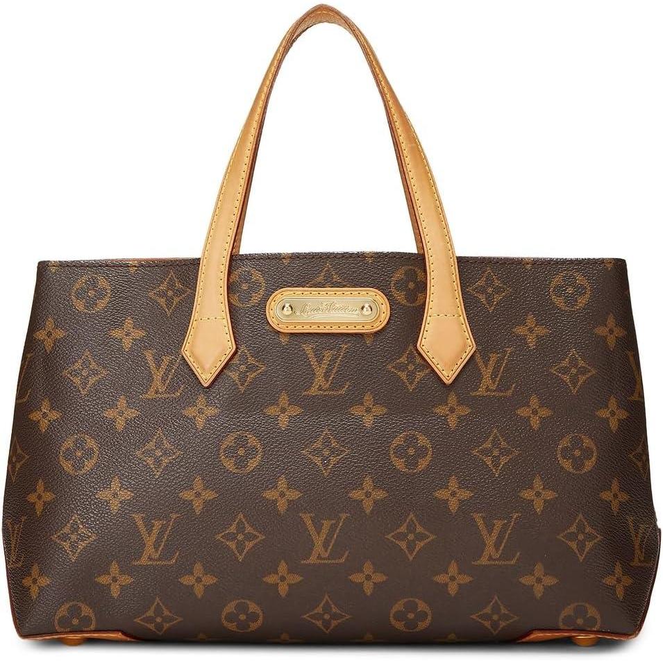 imageWhat Goes Around Comes Around Womens PreLoved Louis Vuitton Monogram Wilshire PM ToteBrown