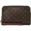 imageWhat Goes Around Comes Around Womens PreLoved Louis Vuitton Monogram Orsay ClutchBrown