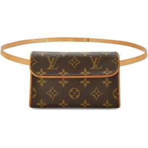What Goes Around Comes Around Women’s Pre-Loved Louis Vuitton Monogram Pochette Twin PM Belt Bag, Brown, One Size(Brown)