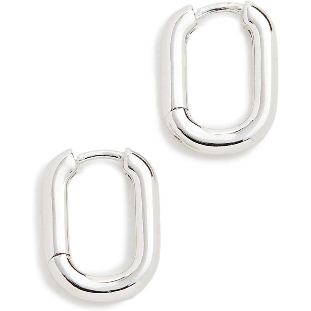 imageSHASHI Womens Cosmo Huggies White Gold One Size