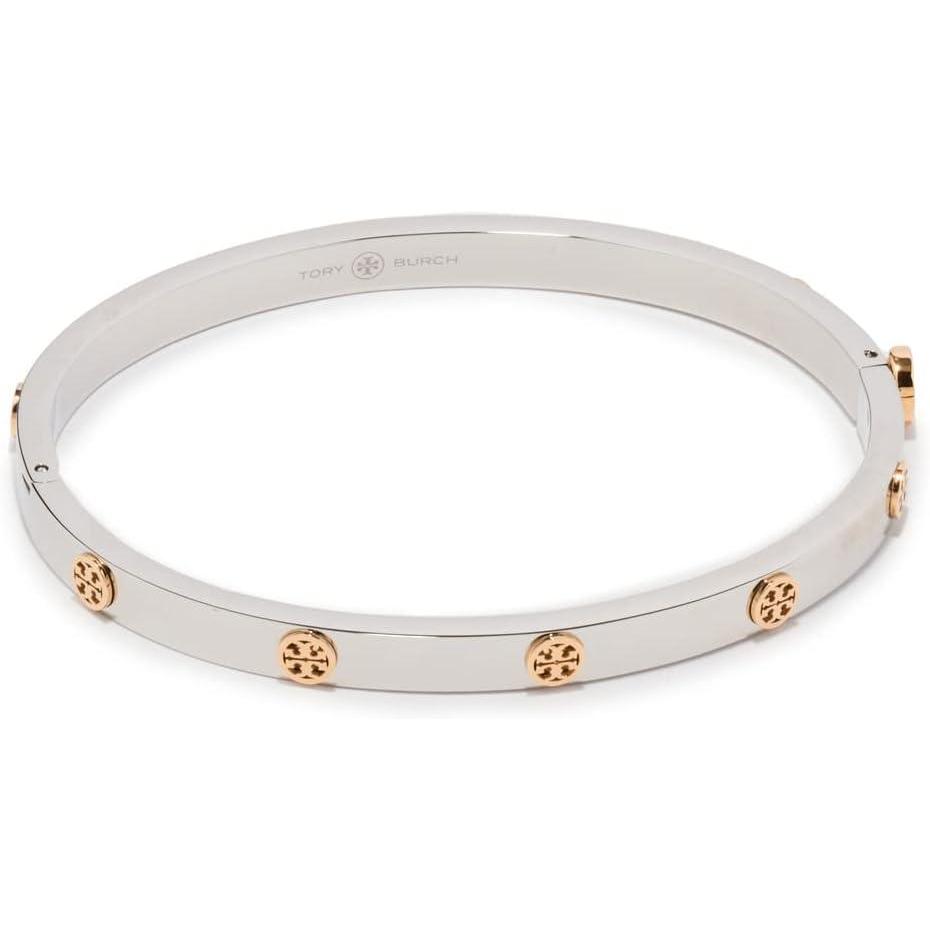 imageTory Burch Womens Thin Icon Hinge BraceletTory SilverTory Gold