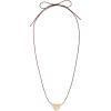 imageAnnika Inez Womens Small Heart NecklaceGoldRed String