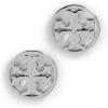 imageTory Burch Womens Icon Circle Stud EarringsTory Silver