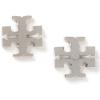 imageTory Burch Womens Kira Stud Earrings Tory Silver One Size