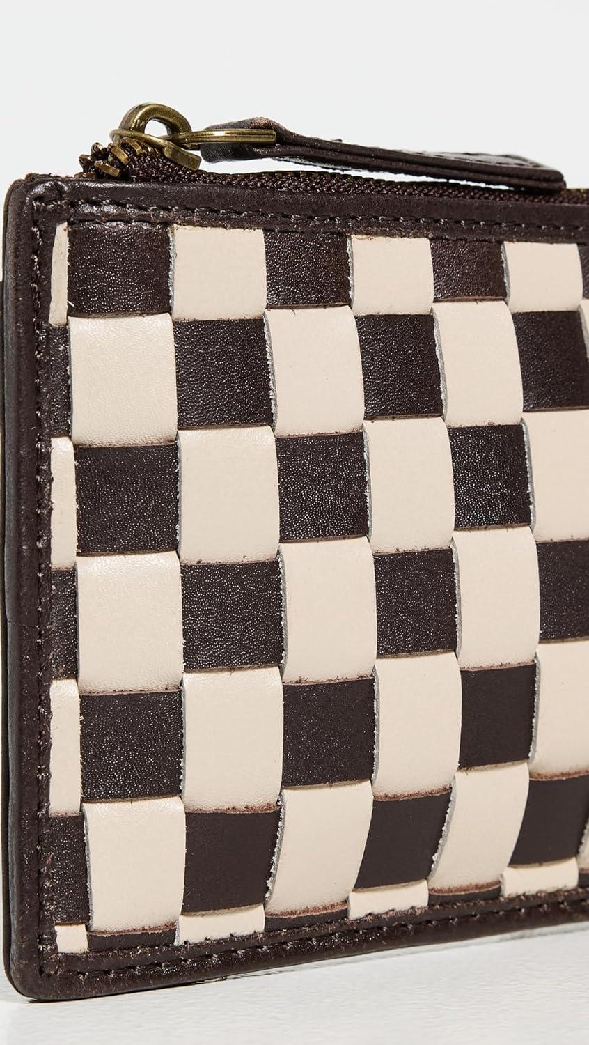 imageBembien Womens Odin Card CaseBrownCream Check