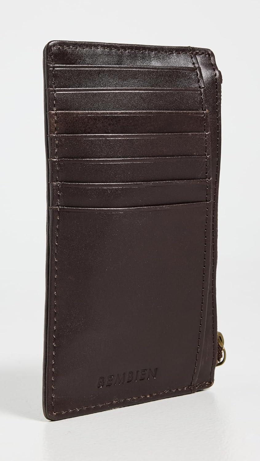 imageBembien Womens Odin Card CaseBrownCream Check