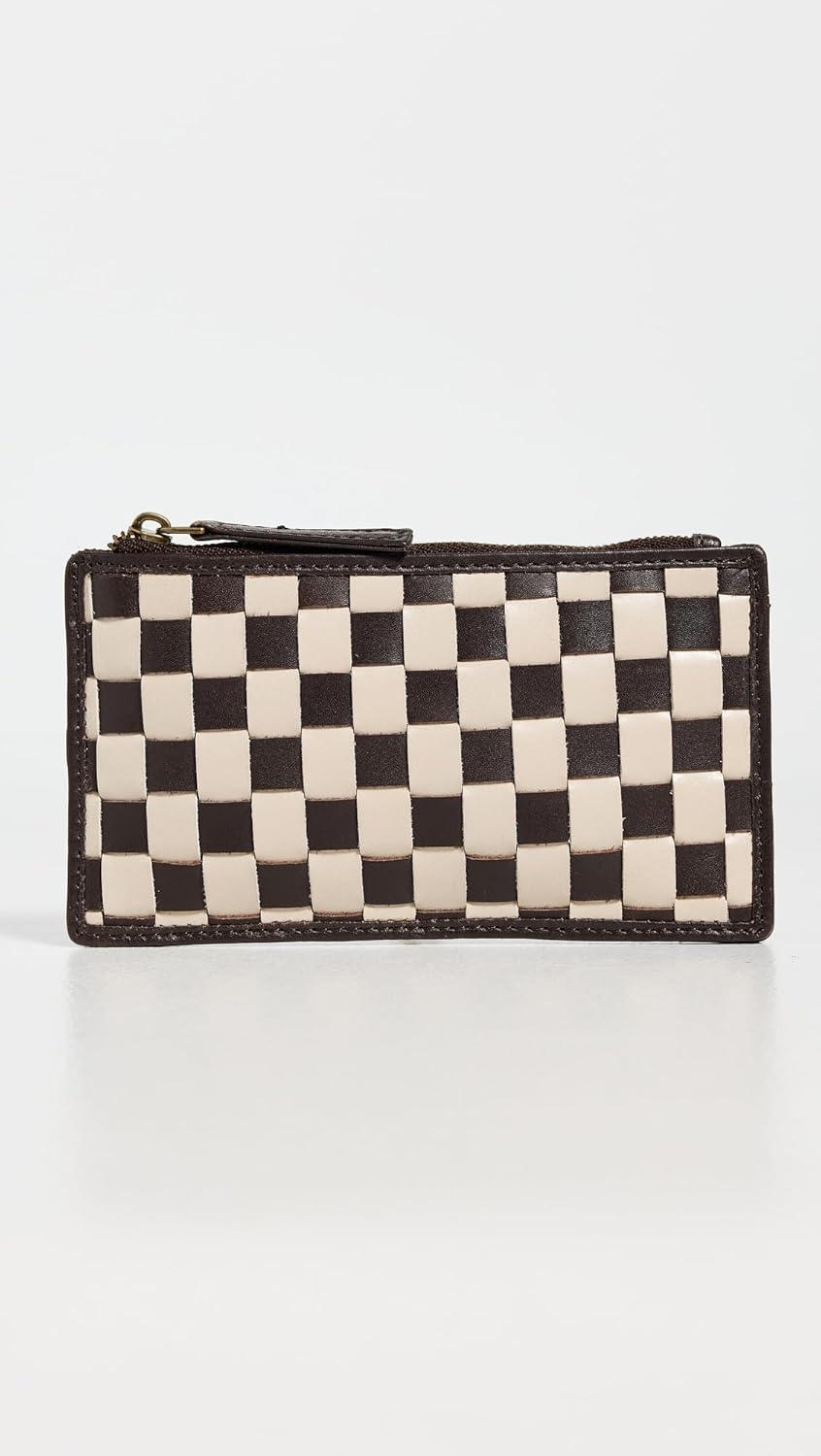 imageBembien Womens Odin Card CaseBrownCream Check