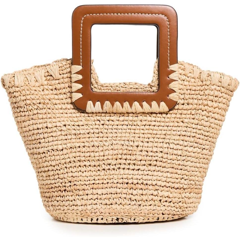 imageSTAUD Womens Shirley Mini Bucket BagNaturalTan