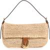 imageSTAUD Womens Harlow Raffia Shoulder BagNaturalTan