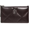 imageTory Burch Womens Kira Diamond Quilt Pave Zip Card CaseJohn Cocoa