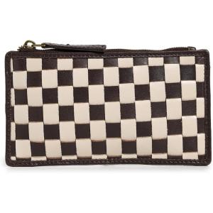Bembien Women’s Odin Card Case(Brown/Cream Check)