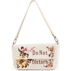 STAUD Women’s Timmy Crochet Shoulder Bag(Do Not Disturb)