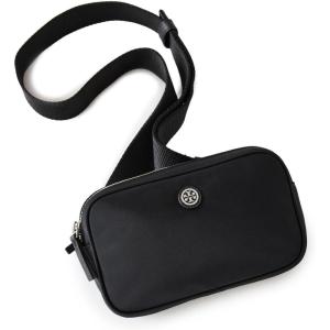 Tory Burch Women’s Virginia Belt Bag, Black, One Size(Black)