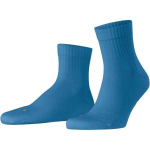 FALKE Women Cotton Touch Crew Cut W 1 Pair(Blue (Nautical 6531) – Ribbed Shaft)