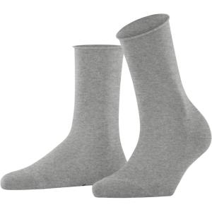 FALKE Women Cotton Touch Crew Cut W 1 Pair(Grey Light Heather 3223)