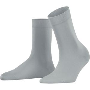 FALKE Women Cotton Touch Crew Cut W 1 Pair(Grey (Silver 3203))
