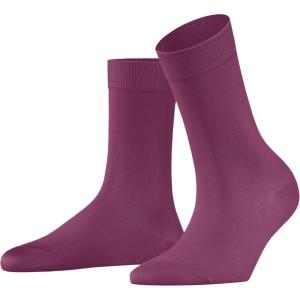 FALKE Women Cotton Touch Crew Cut W 1 Pair(Purple Hibiscus 8807)