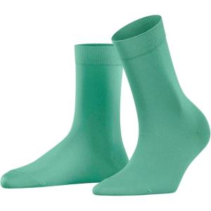 FALKE Women Cotton Touch Crew Cut W 1 Pair(Turquoise Ocean Green 7506)