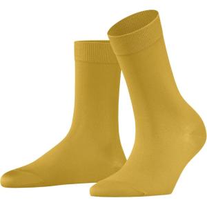 FALKE Women Cotton Touch Crew Cut W 1 Pair(Yellow Nugget 1222)