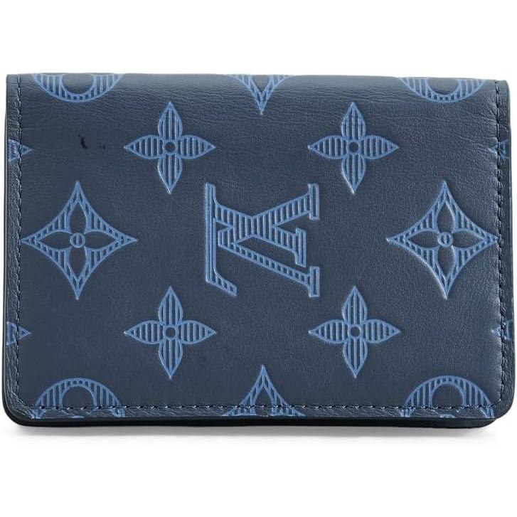 imageWomens PreLoved Louis Vuitton Pocket Organizer NM Wallet Monogram Blue One SizeBlue