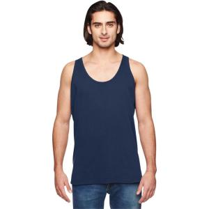 American Apparel Men Power Washed Tank Size XS Navy