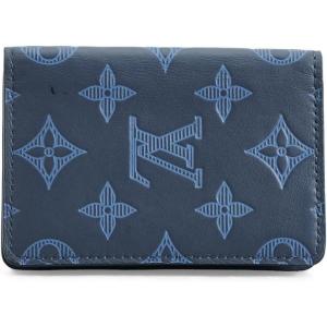 Women’s Pre-Loved Louis Vuitton Pocket Organizer NM Wallet, Monogram, Blue, One Size(Blue)