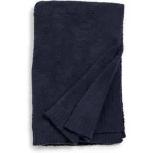 Barefoot Dreams® CozyChic® Throw, Oyster, 54″x72″(Indigo)