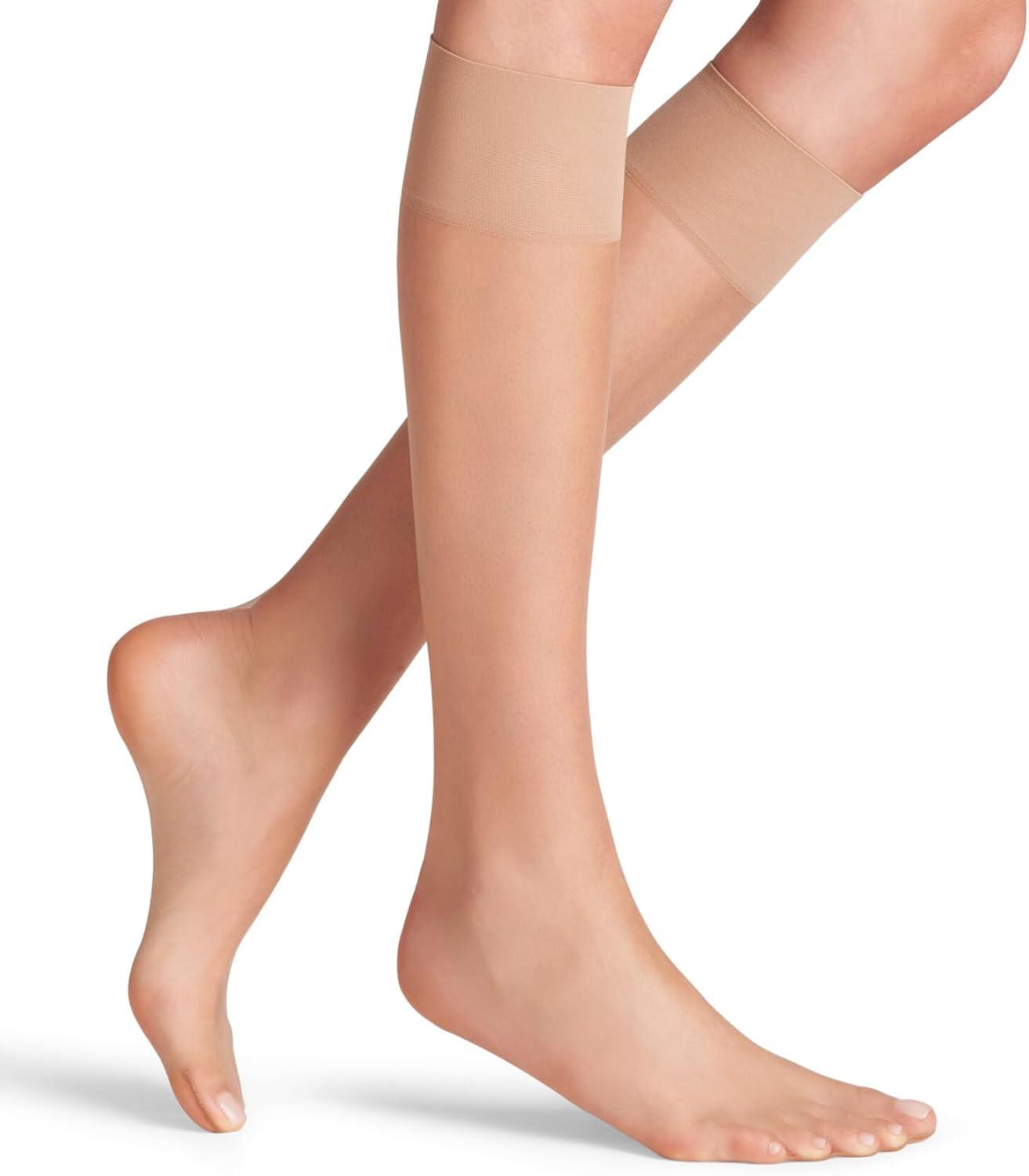 imageFALKE Womens Shelina 12 Dress Socks 1 PairBeige Brasil 4679