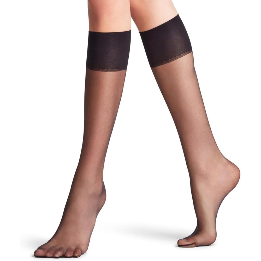 imageFALKE Womens Shelina 12 Dress Socks 1 PairBlack Black 3009