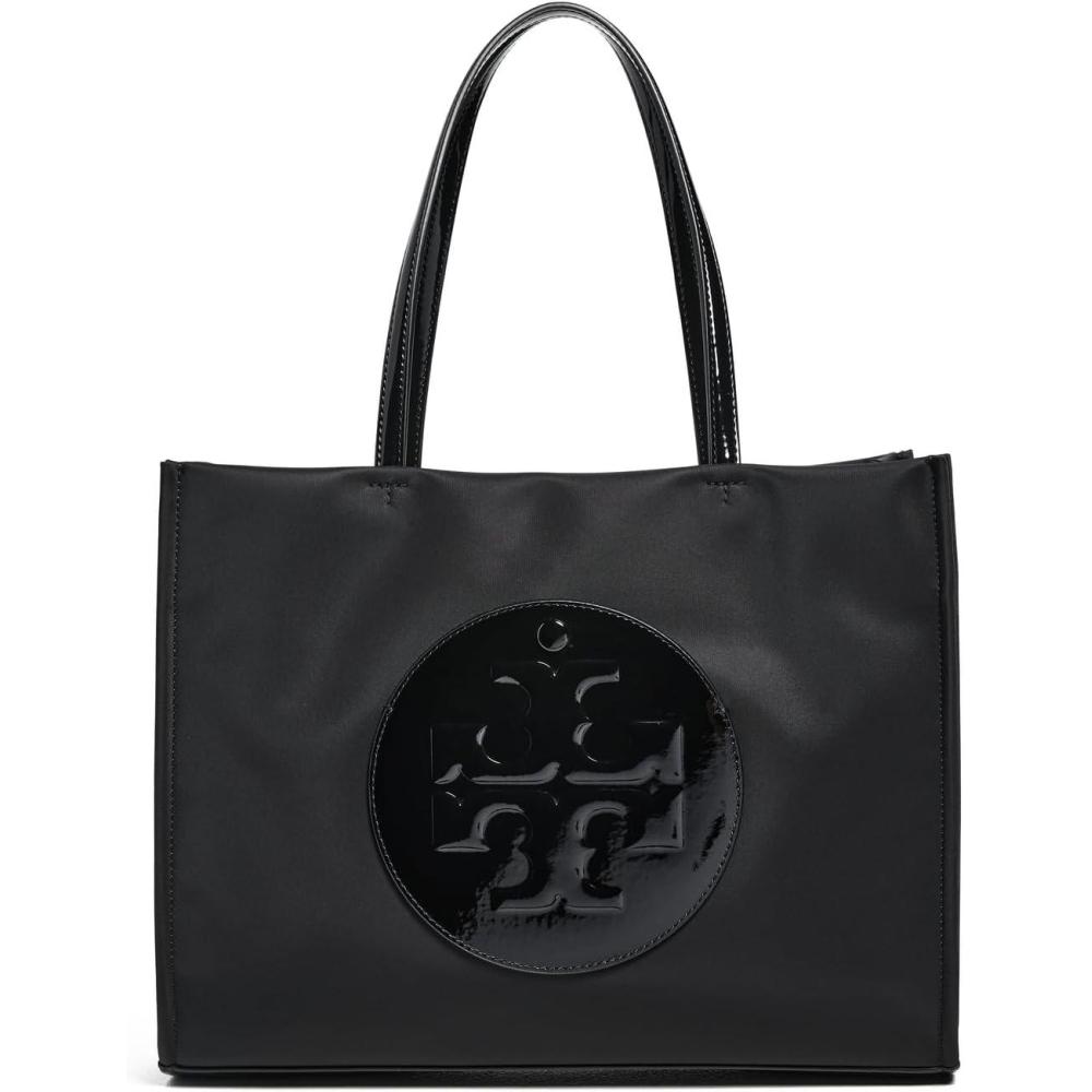 imageTory Burch Womens Ella Patent Small ToteBlack