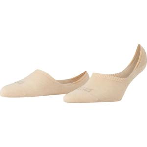 FALKE Women’s Sneaker Step No Show Socks, Cotton, Non Slip Low Cut, Breathable Comfort, 1 Pair(Beige (Cream 4019))