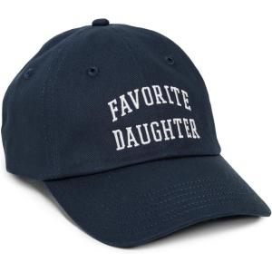 Favorite Daughter Women’s All Caps Logo Baseball Cap(Navy)