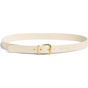 Madewell Women’s The Essential Leather Belt(Ecru)