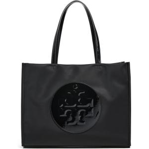 Tory Burch Women’s Ella Patent Small Tote(Black)