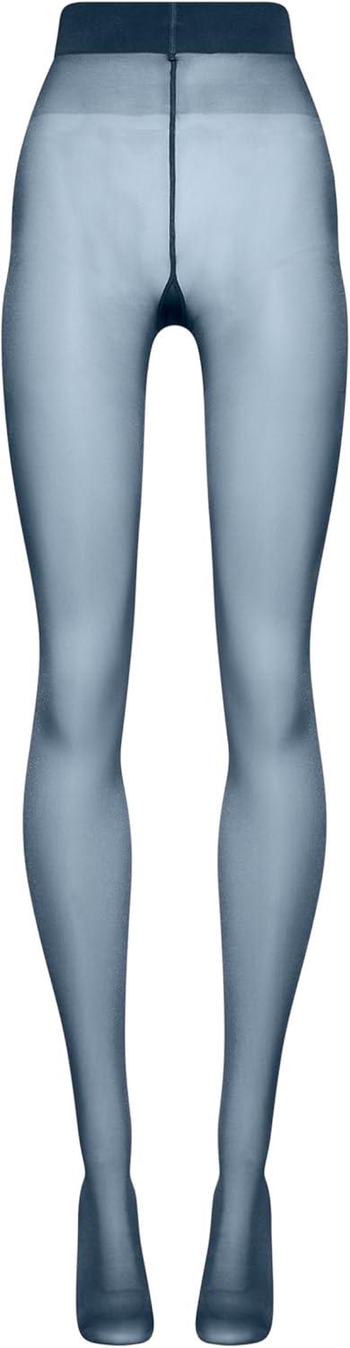 imageWolford Satin Touch 20 Denier Tights For Women Soft Satin Feel Sheer Hosiery ExtraWide Waistband Perfect for Any OccasionNavy