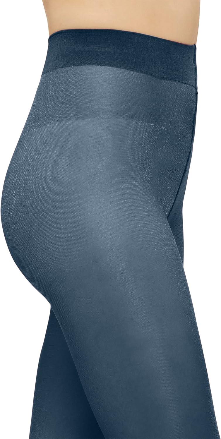 imageWolford Satin Touch 20 Denier Tights For Women Soft Satin Feel Sheer Hosiery ExtraWide Waistband Perfect for Any OccasionNavy
