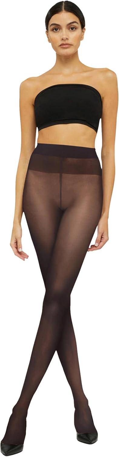 imageWolford Satin Touch 20 Denier Tights For Women Soft Satin Feel Sheer Hosiery ExtraWide Waistband Perfect for Any OccasionWild Plum