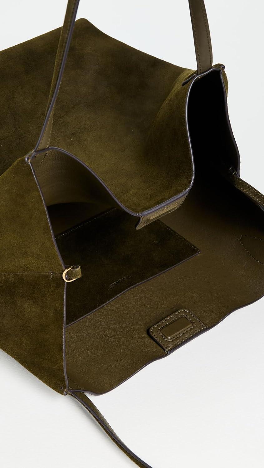 imageMadewell Womens The Shopper Tote in Soft Grain SuedeDried Olive