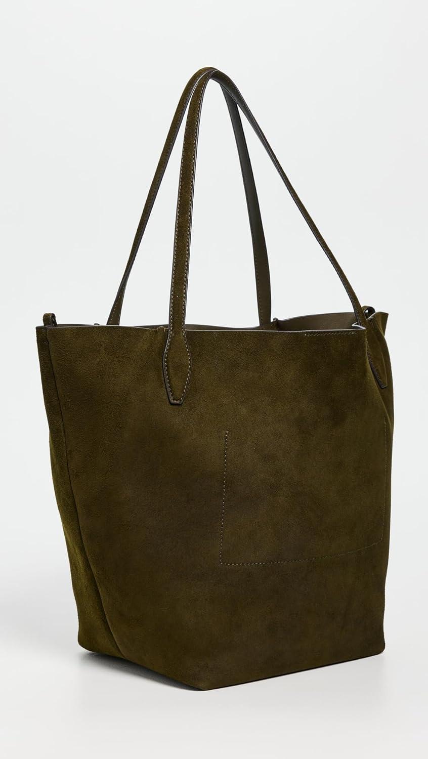 imageMadewell Womens The Shopper Tote in Soft Grain SuedeDried Olive