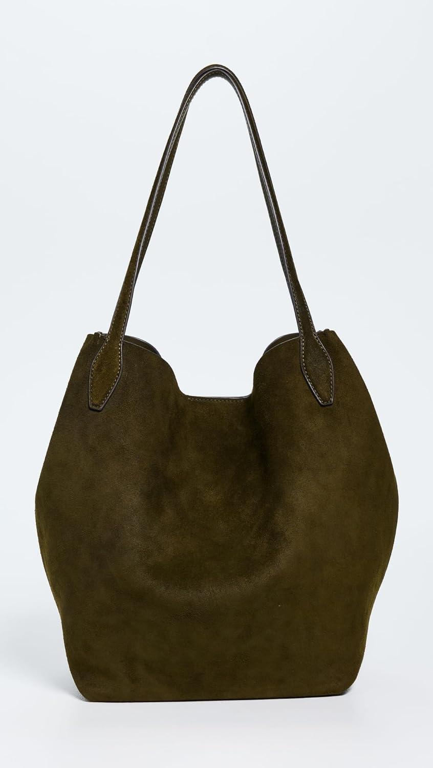 imageMadewell Womens The Shopper Tote in Soft Grain SuedeDried Olive