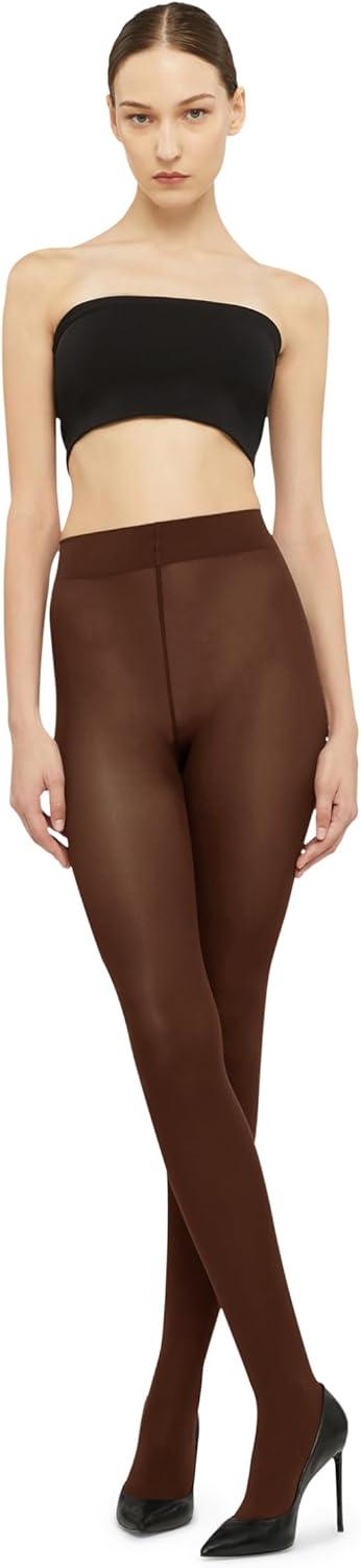 imageWOLFORD Velvet de Luxe 66 Tights For WomenUmber