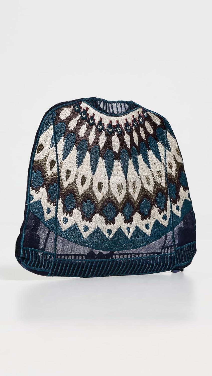 imageSea Womens Brigitte Tanaka x Antonia Fair Isle Coin PurseMulti