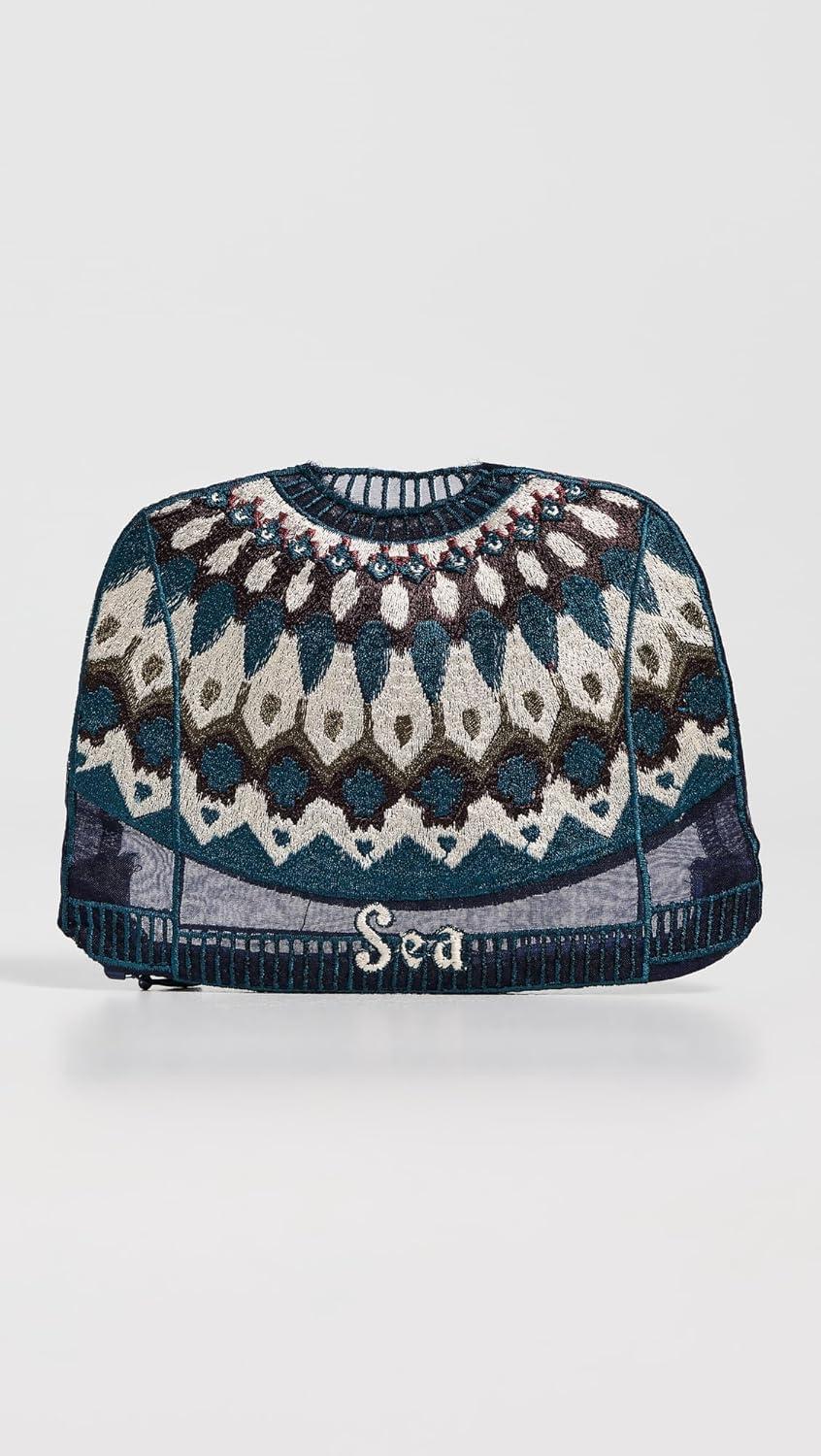imageSea Womens Brigitte Tanaka x Antonia Fair Isle Coin PurseMulti