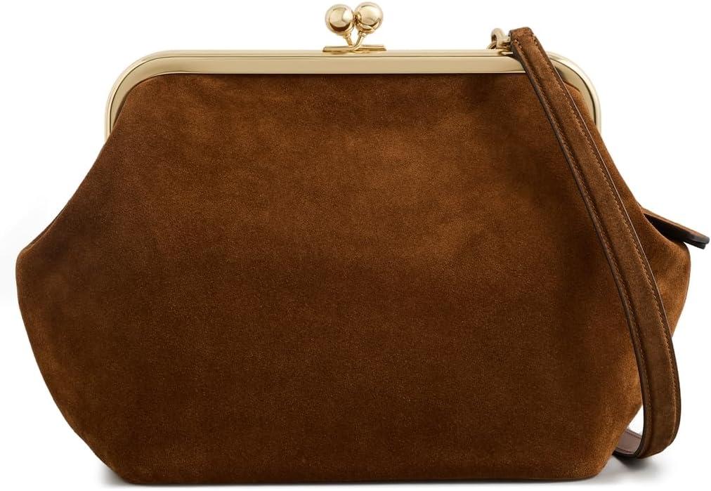 imageCOACH Womens Kisslock Frame BagWarm Brown