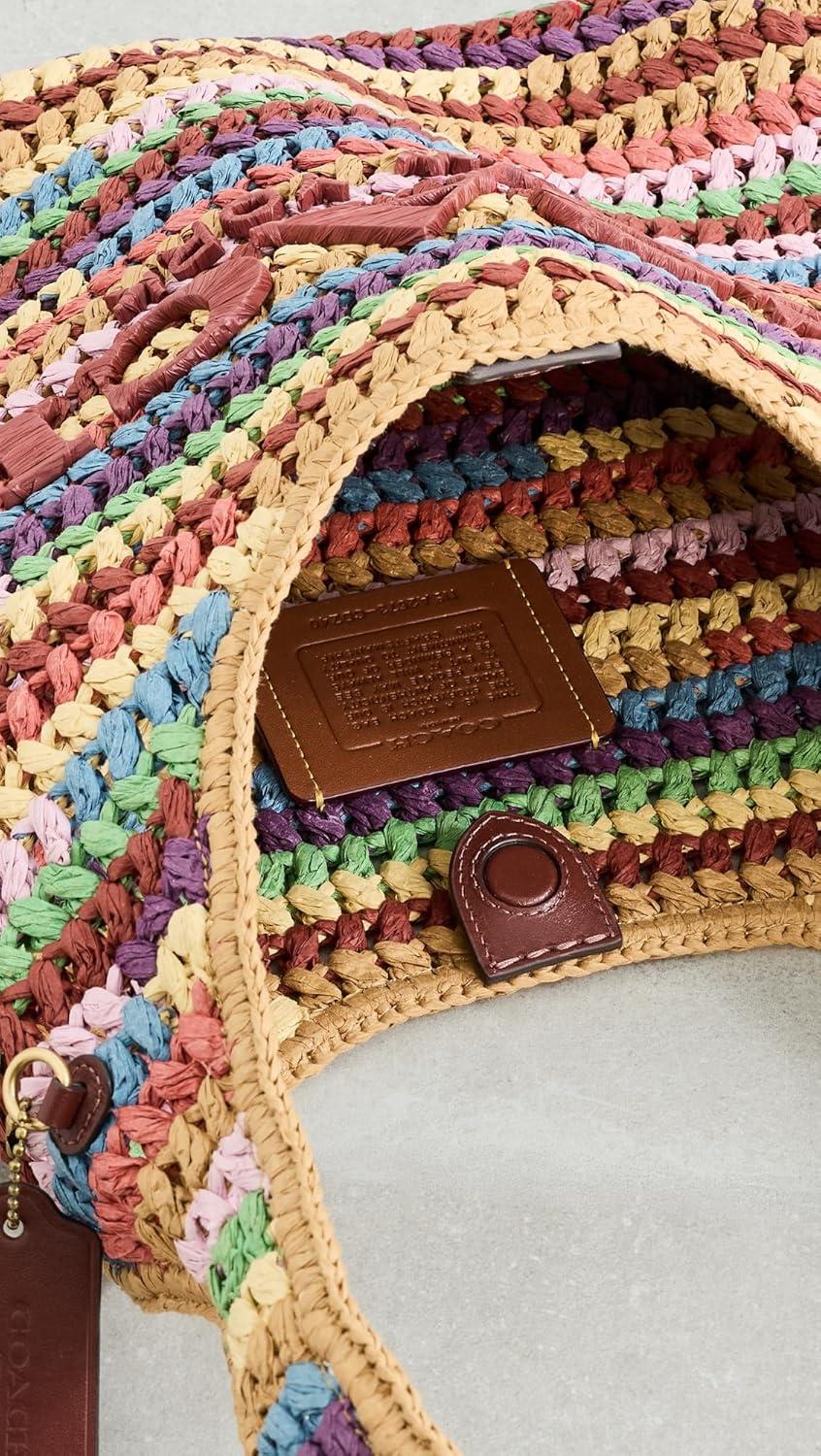 imageCOACH Brooklyn Shoulder Bag 34 in StrawMulti