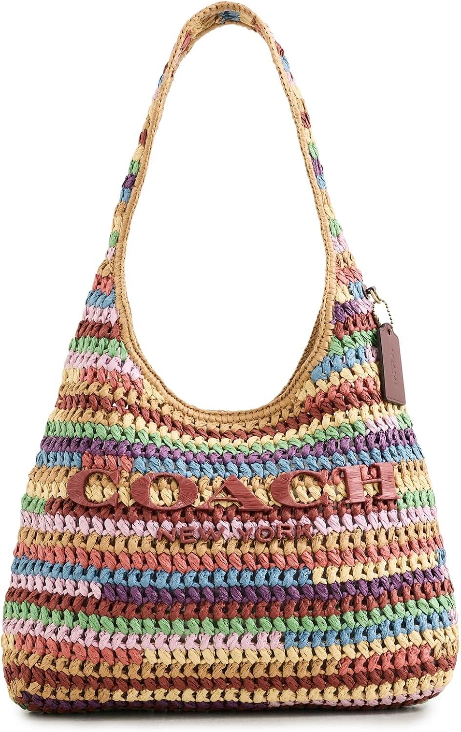 imageCOACH Brooklyn Shoulder Bag 34 in StrawMulti