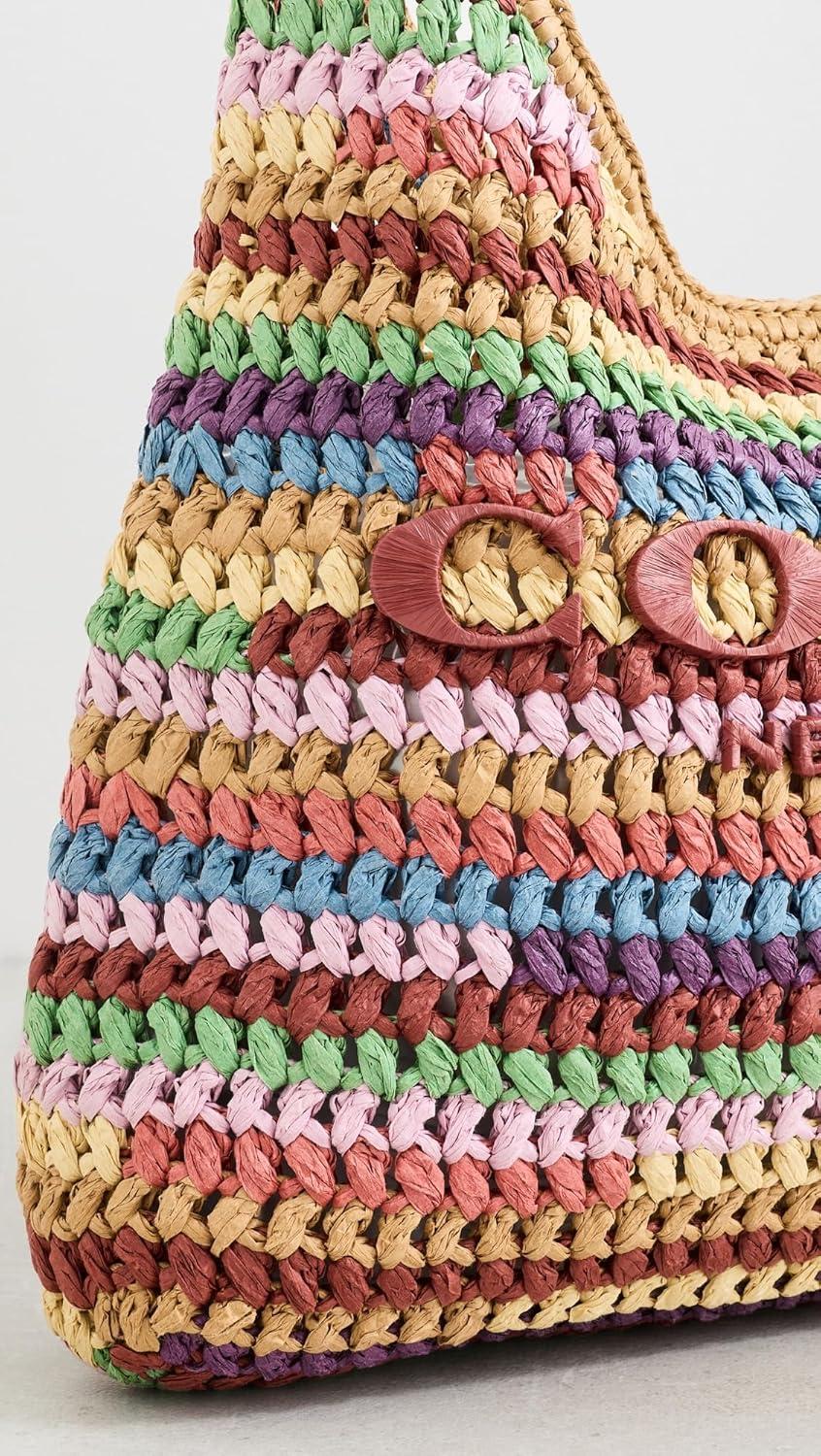 imageCOACH Brooklyn Shoulder Bag 34 in StrawMulti