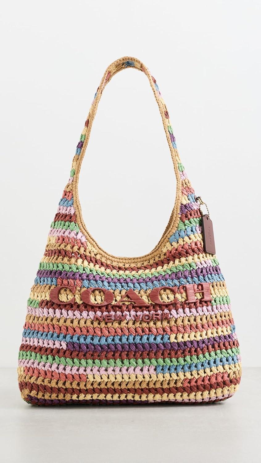 imageCOACH Brooklyn Shoulder Bag 34 in StrawMulti