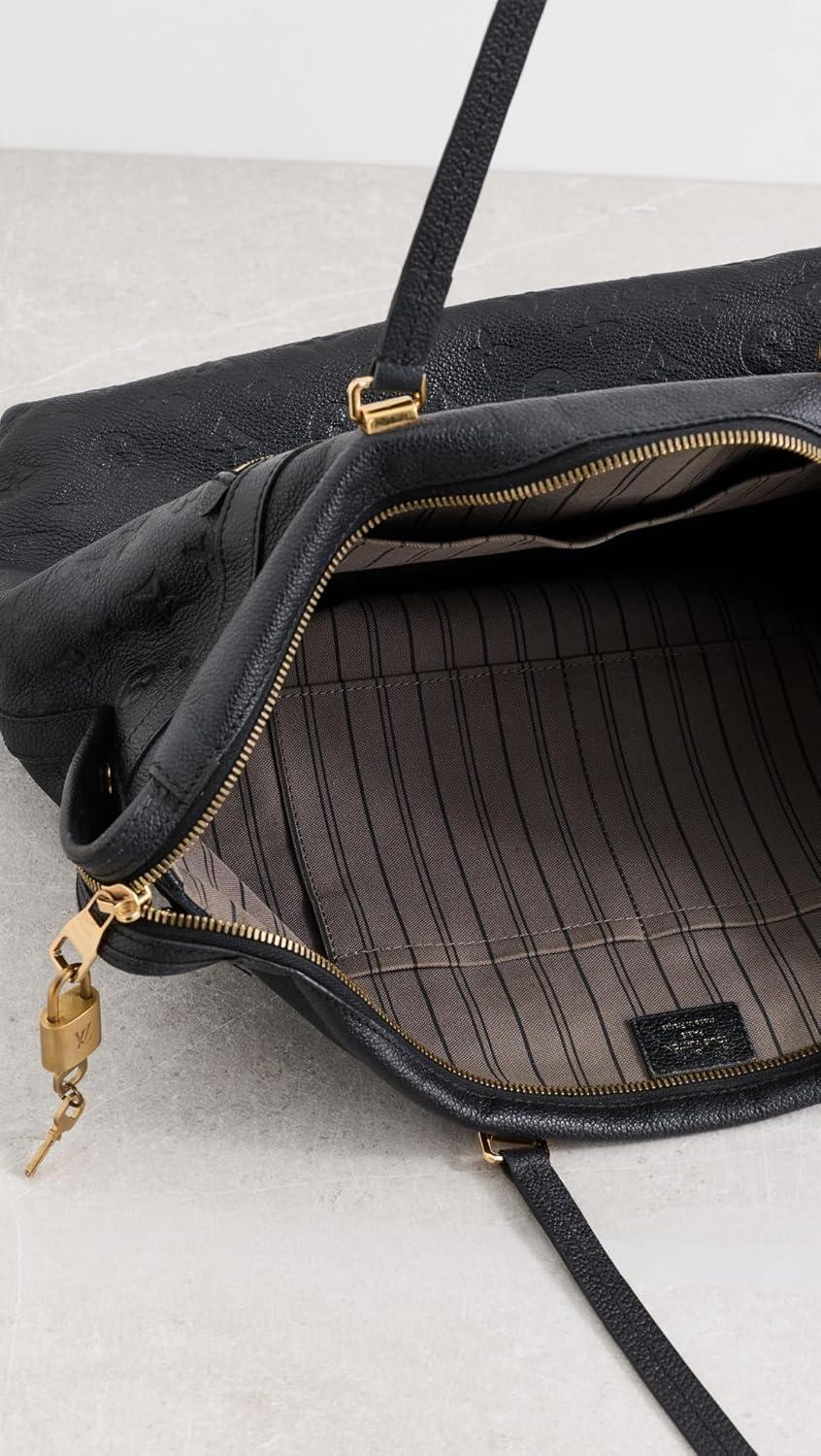 imageWHAT GOES AROUND COMES AROUND Womens PreLoved Louis Vuitton Empreinte Bastille PM BagBlack
