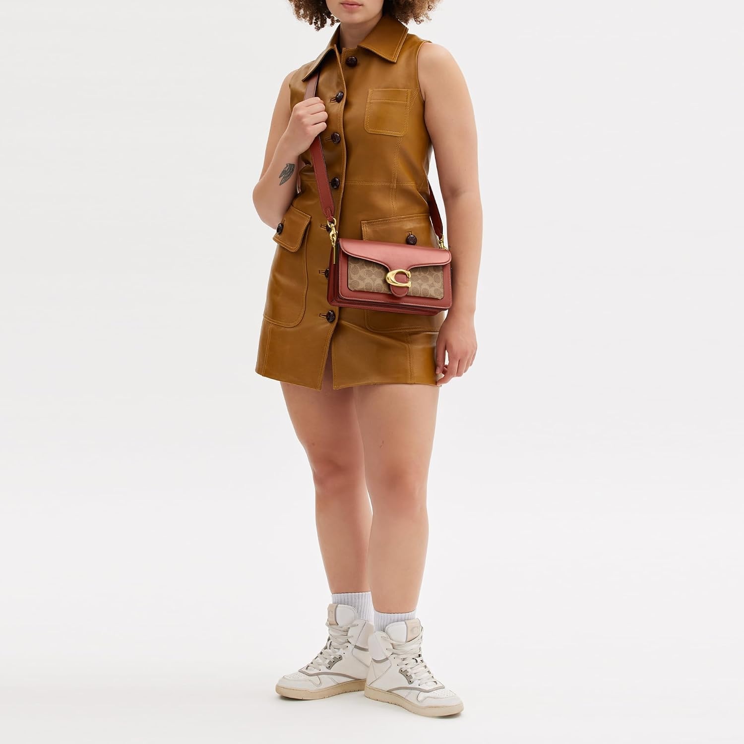 image:imageCoach Womens Tabby Shoulder Bag 26Tan Rust